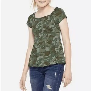 Justice Camo Top